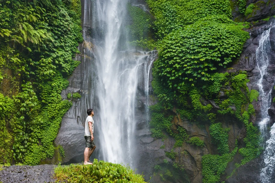 Sekumpul-fossen og tempel små-gruppe tur: Ulun Danu Bratan, Taman Ayun tempel, Bali