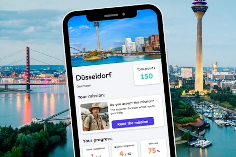 Дюселдорф: Игра за изследване на града, at Düsseldorf City Tours, Dusseldorf