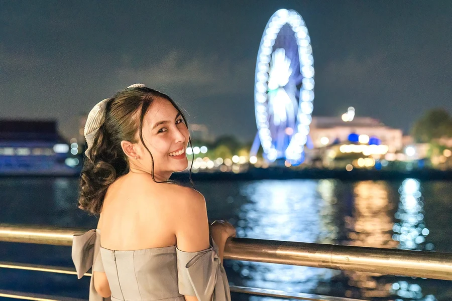 白蘭花河遊船,享用國際自助晚餐及無限量啤酒, Bangkok