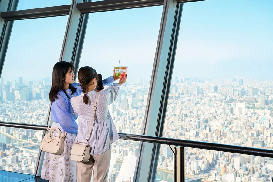 TOKYO SKYTREE Tembo Deck Morning Entry Tickets with Soft Drink & Snack, at Tokyo Skytree