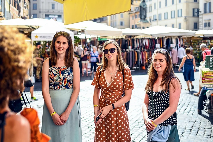Secret Food Tours: Roma, at Piazza Navona, Rome