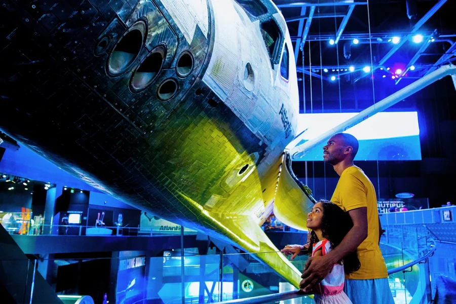 Combo: Kennedy Space Center + Wheel at ICON Park Tickets with Round Trip Transportation, at Kennedy Space Center, Space Commerce Way, Merritt Island