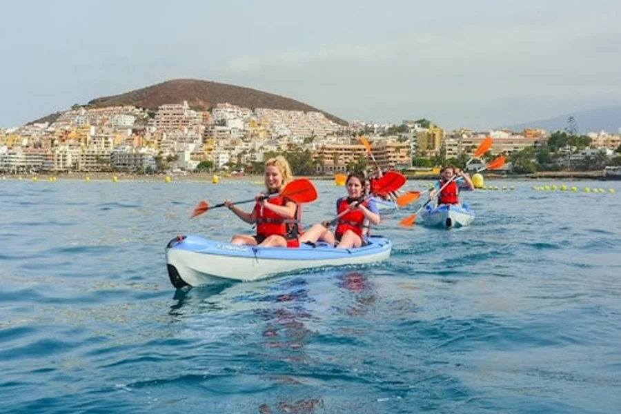Los Cristianos: Guided Kayak Tour, Tenerife