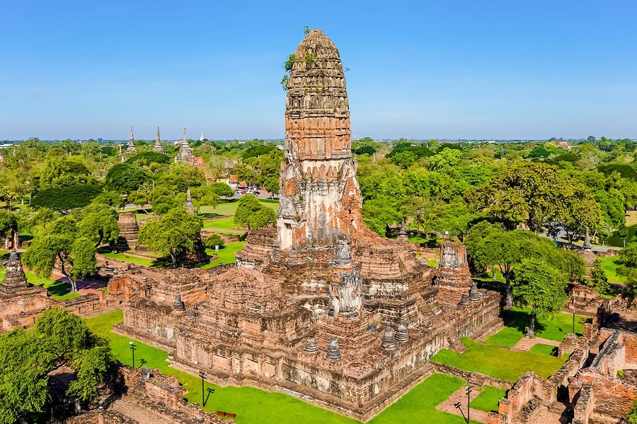 Tur Pemandu Sehari Penuh ke Pasar Terapung Damnoen Saduak & Kuil Ayutthaya, Bangkok