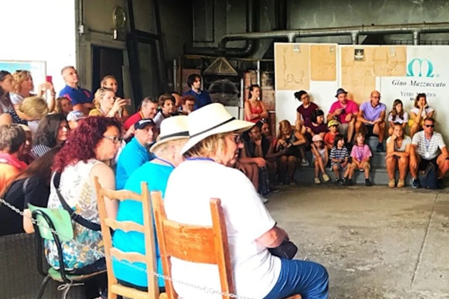 Murano: Glass Blowing Demo + One-Way Transfer, at Murano Glass Experiences, Venice