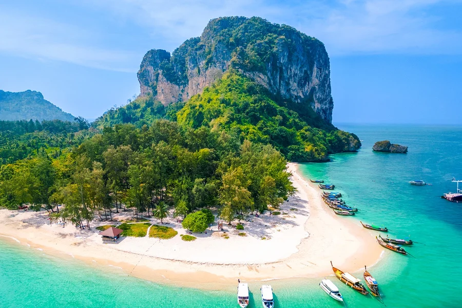 من كرابي: جولة جزيرة في في والجزر الأربع مبكرًا بالقارب السريع, at Krabi, Phuket