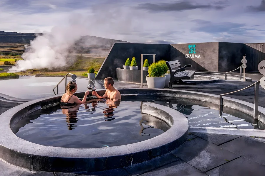 Krauma Geothermal Baths Admission Tickets, Reykjavik