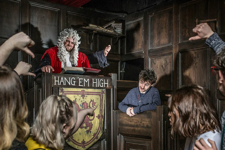 Walking Tour of The Edinburgh Dungeon, at Edinburgh Dundgeon, Edinburgh