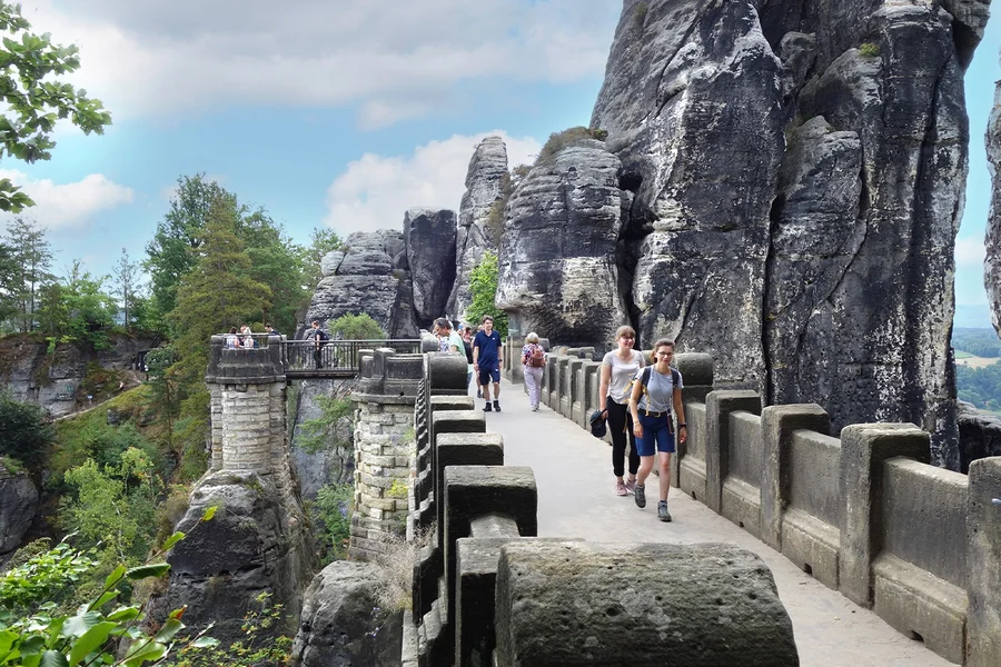 From Prague: Bastei Bridge & Tisa Walls Labyrinth Day Trip, Prague