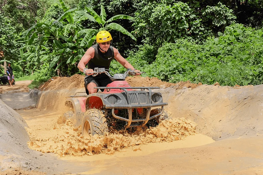 From Phuket: ATV Jungle Adventure with Roundtrip Hotel Transfers, Phuket
