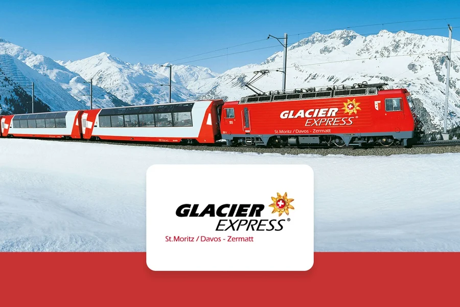 Glacier Express (Ticket with Seat Reservation): Zermatt to/from Chur/St. Moritz, Zermatt