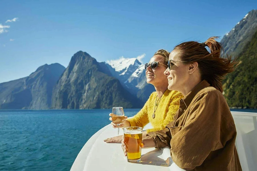 Premium Milford Sound Cruise with Gourmet Canapes & Sparkling Wine, Milford Sound