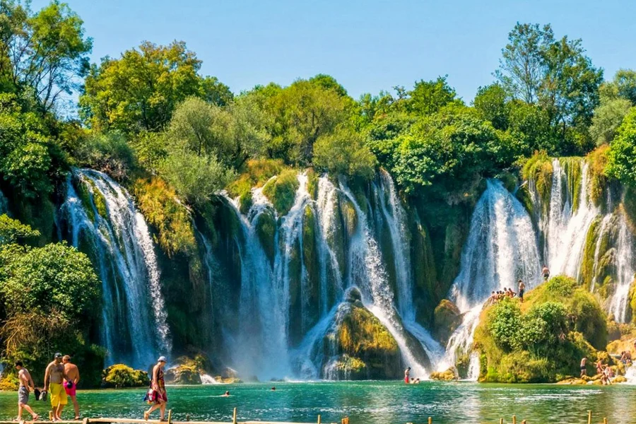 From Trogir: Full-Day Tour to Kravica Waterfall, Mostar and Počitelj, Dubrovnik