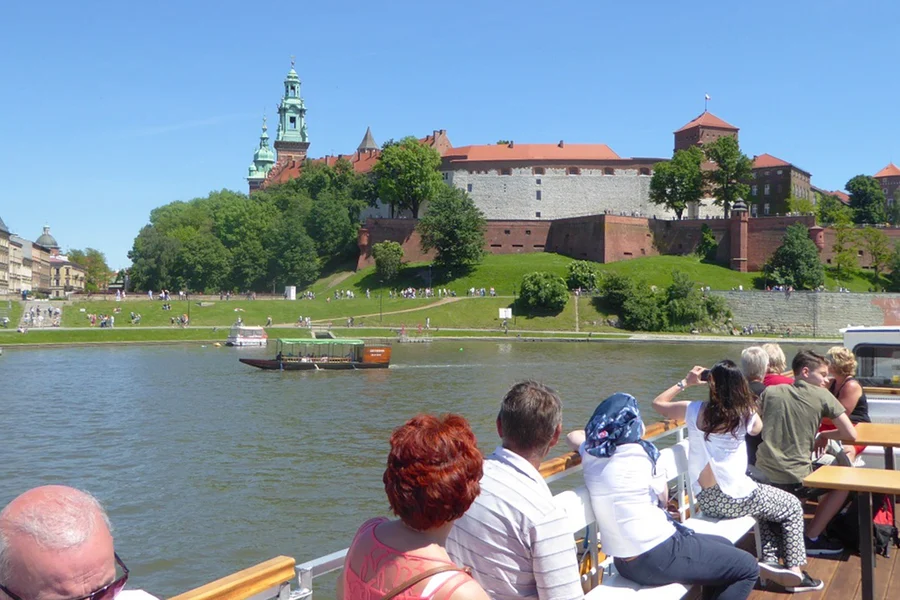 ヴィスワ川観光クルーズ, at Kraków, Poland, Krakow