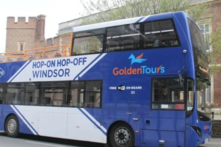 Londyn Windsor: 24-godzinny bilet na autobus turystyczny Hop-on Hop-off + Przewodnik audio, London
