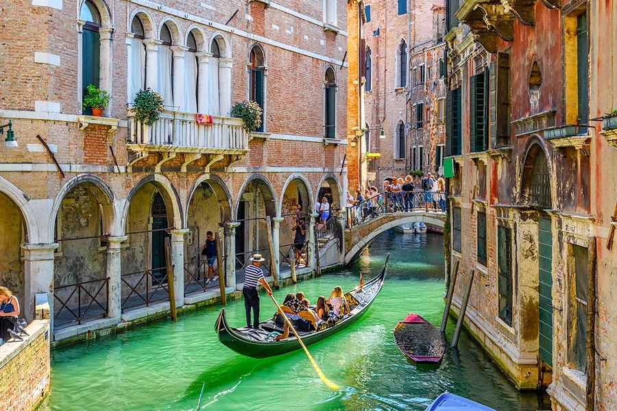 Venice in a Day: St. Mark’s, Doge’s Palace, Murano & Burano with Gondola Ride, at Venezia, Venice