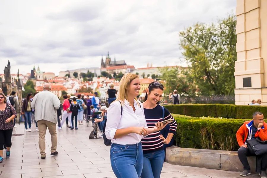 Mobile-Guided Tour of Charles Bridge & Tower with Optional VR Experience, at Maiselova 59/5, Prague