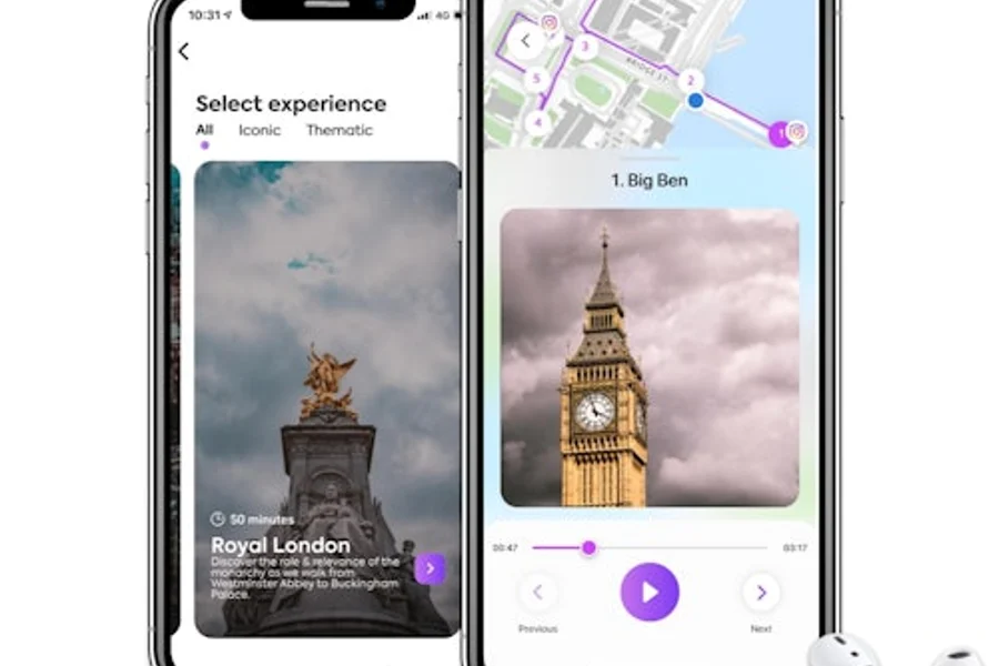 Aplikacja Audio Przewodnik na Twój Smartfon: Królewska Wycieczka Piesza po Londynie, London