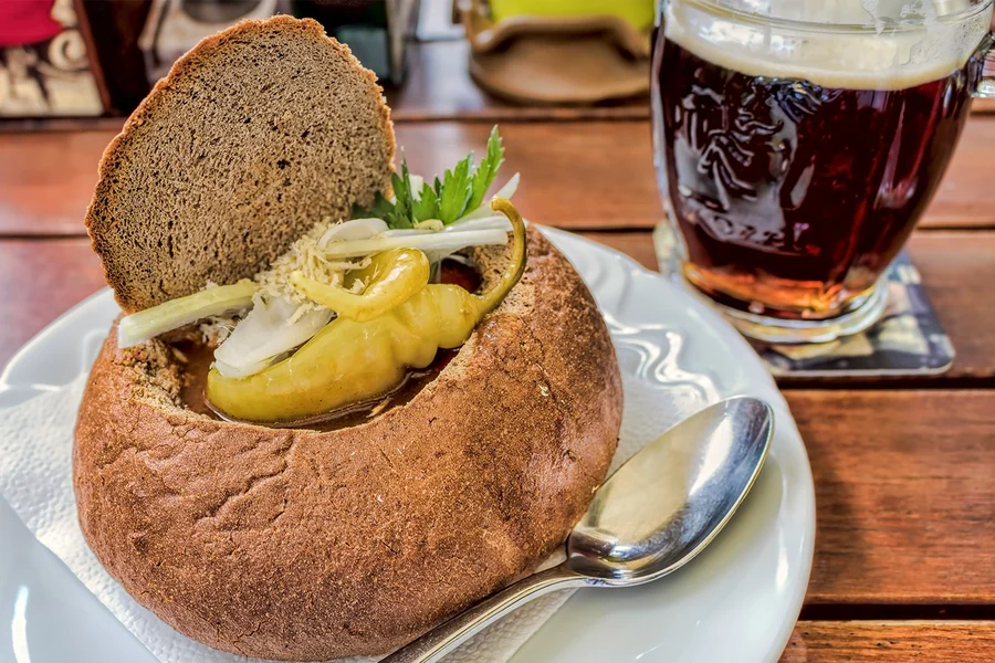 From Prague: Medieval Dinner Show with Unlimited Drinks, Dětenice Castle & Brewery Tour, Prague
