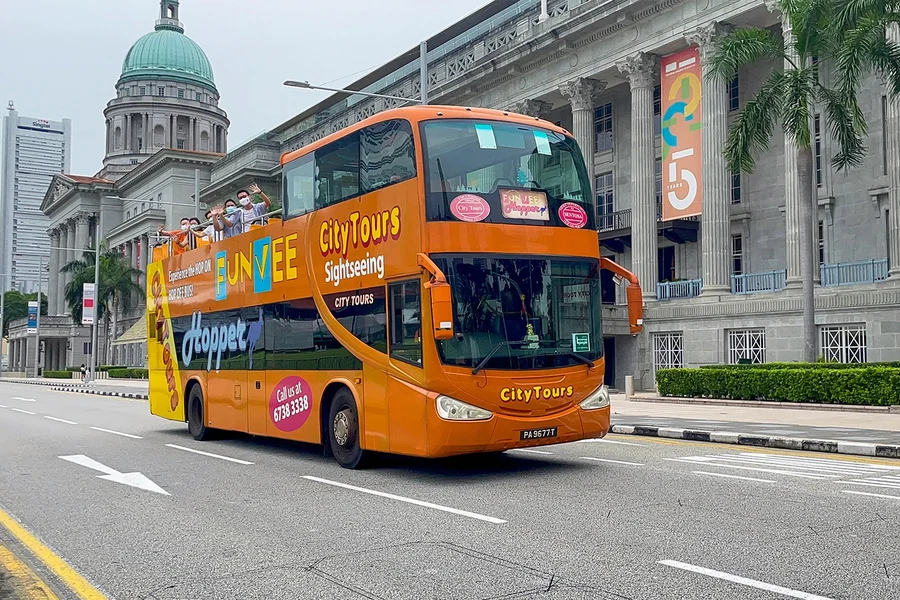 FunVee: Tour Turístic en Autobús per Singapur, Singapore