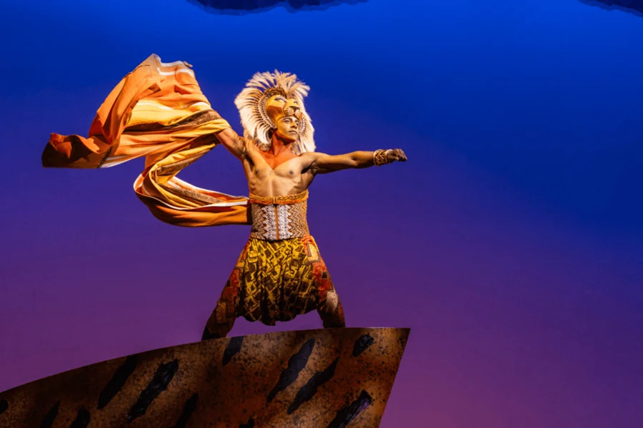 The Lion King, at The Minskoff Theatre, New York