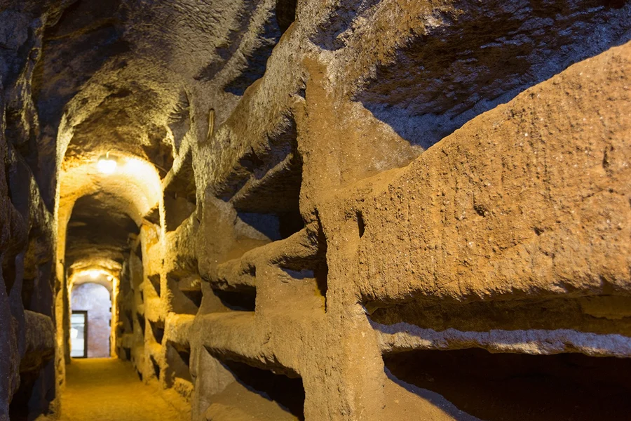 Catacombs of St. Callixtus Guided Tour, at Catacombs of St. Callixtus, Rome