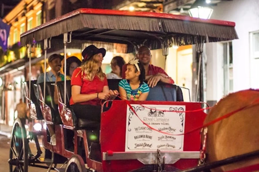 French Quarter Ghost Tour by Mule Drawn Carriage, New Orleans