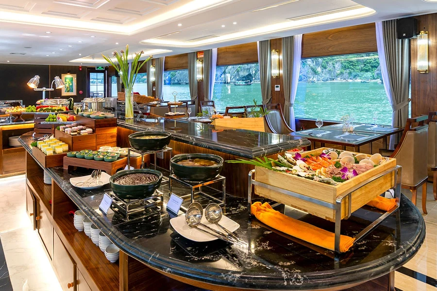 Luxury Day Cruise: 3-Deck Yacht with Fine Dining, Live Band & Jacuzzi, Ha Long