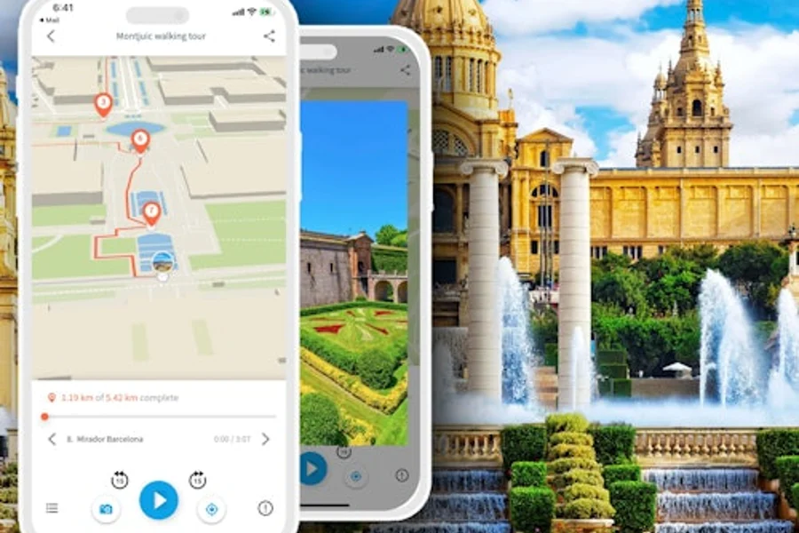 Montjuic Park Barcelona: Audio Guide App by TouringBee, Barcelona