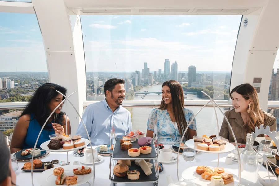 London Eye Afternoon Tea Experience, at London Eye Ticket Office, London
