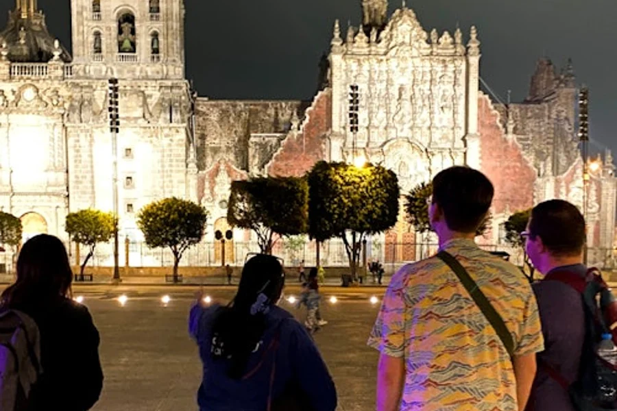 Mexico City: Night Tour with Optional Access to the Latin American Tower, Mexico City