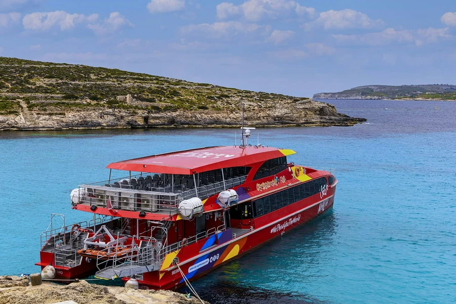 Cruzeiro de Dia Inteiro por Gozo e Comino com Lagoa Azul, at Bugibba Jetty, Malta