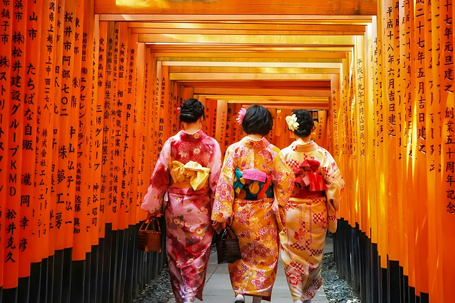 From Kyoto/Osaka: Kinkakuji, Kiyomizu Temple Area, & Fushimi-Inari Shrine Guided Day Tour, at Osaka, Kyoto