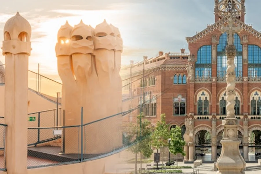 Casa Milà + Sant Pau Art Nouveau Site, at Barcelona City Cards, Barcelona