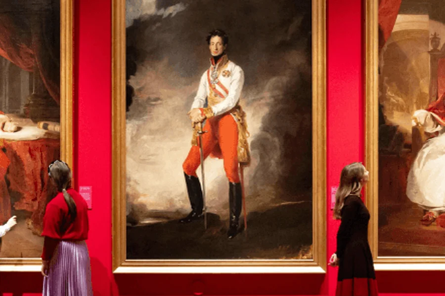 Kingin galleria Buckinghamin palatsin liput (Kuningattaren galleria), at Buckingham Palace, London