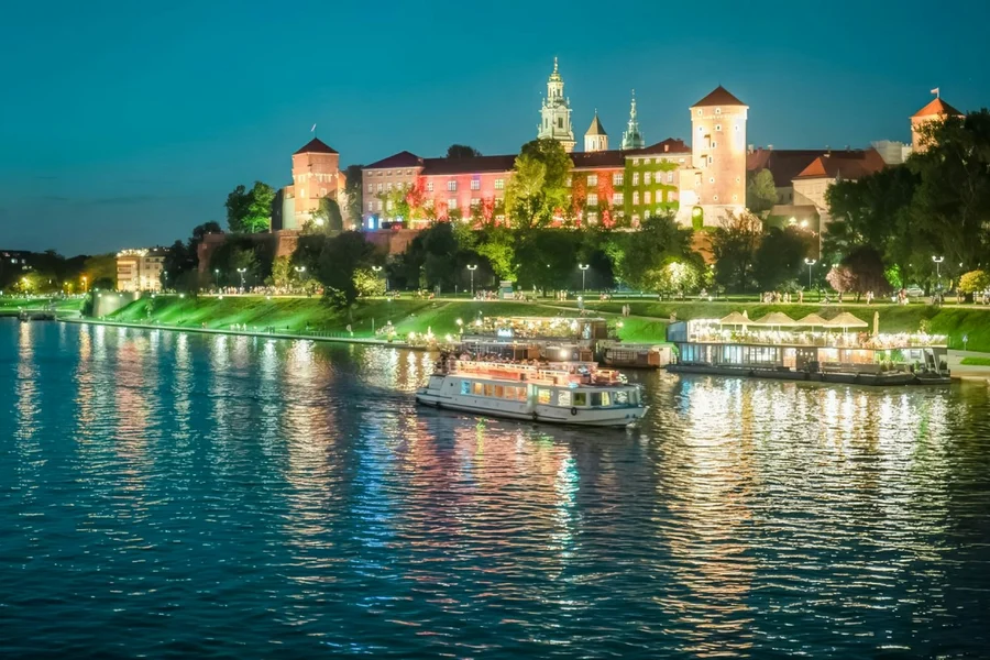 Krakow Vistula River Evening/Nighttime Sightseeing Cruise, Krakow