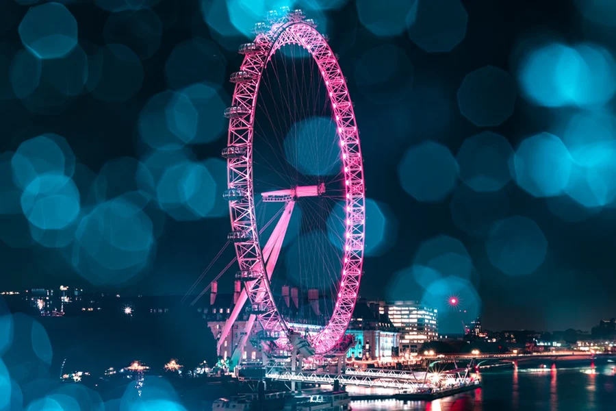 Christmas at the London Eye, at London Eye, London