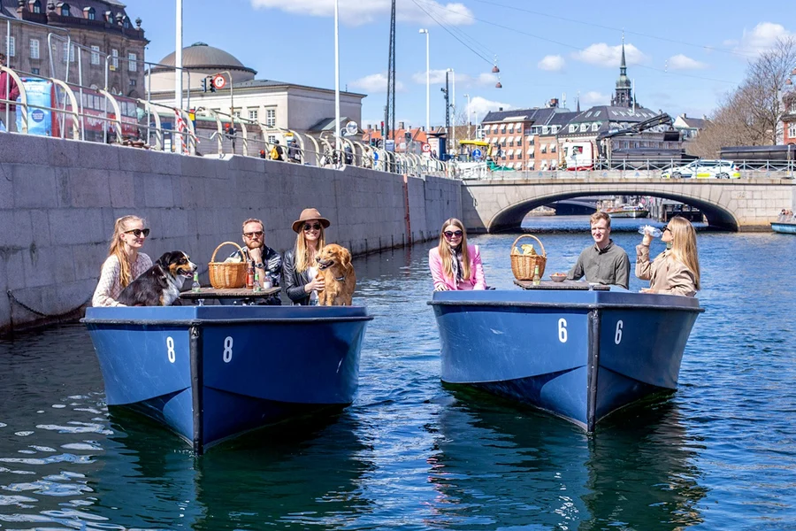 1/2/3-часов наем на малка лодка в Копенхаген, at GoBoat Boat Rental - Islands Brygge, Copenhagen