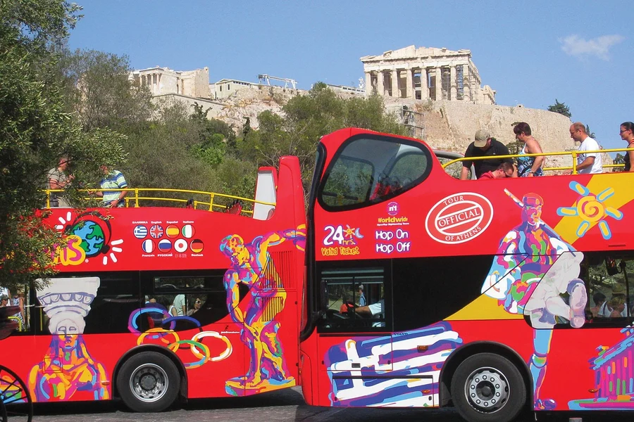 Visita Turística per la Ciutat: Tour en Autobús Hop-on Hop-off per Atenes, Pireu i la Riviera, Athens