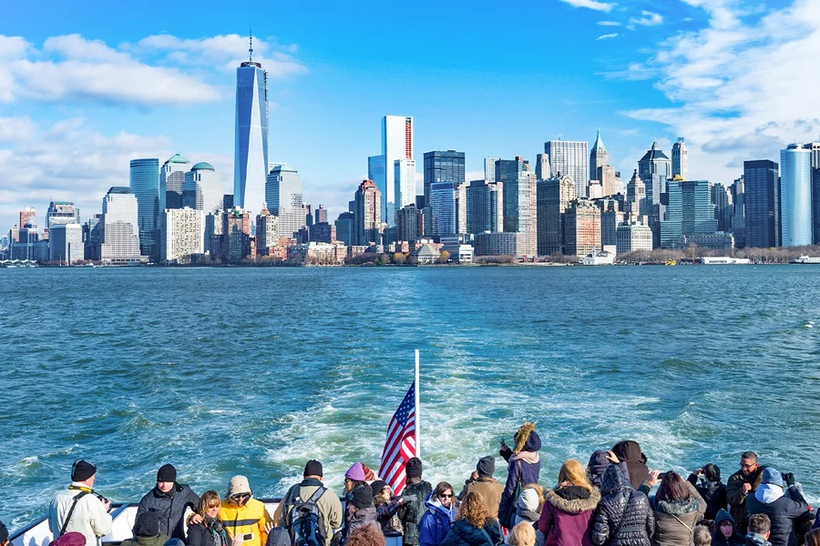 آزادی کا مجسمہ اور نیو یارک کے مشہور لینڈ مارکس: 1.5 گھنٹے کی سیرنگ کی کروز, New York