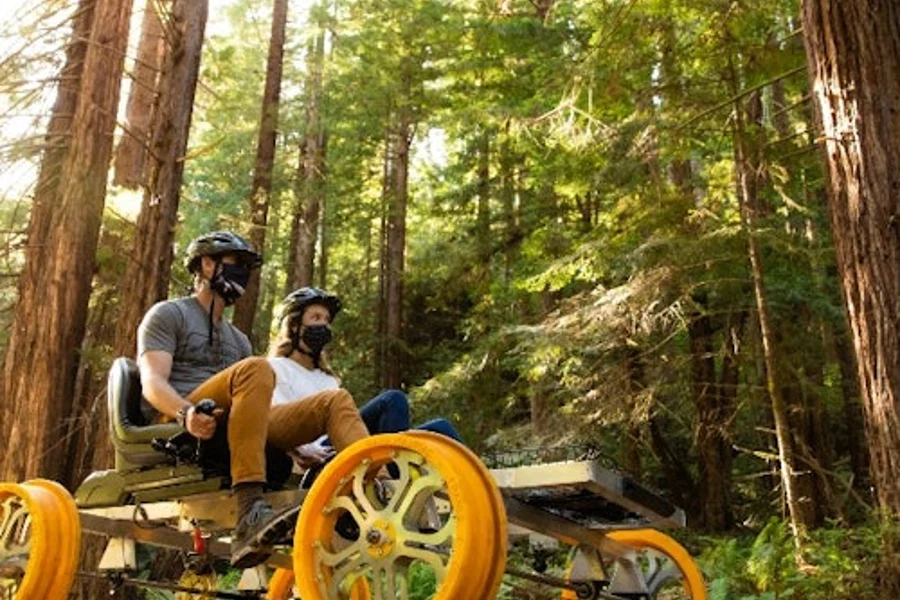 Skunk Train: Railbikes, Fort Bragg
