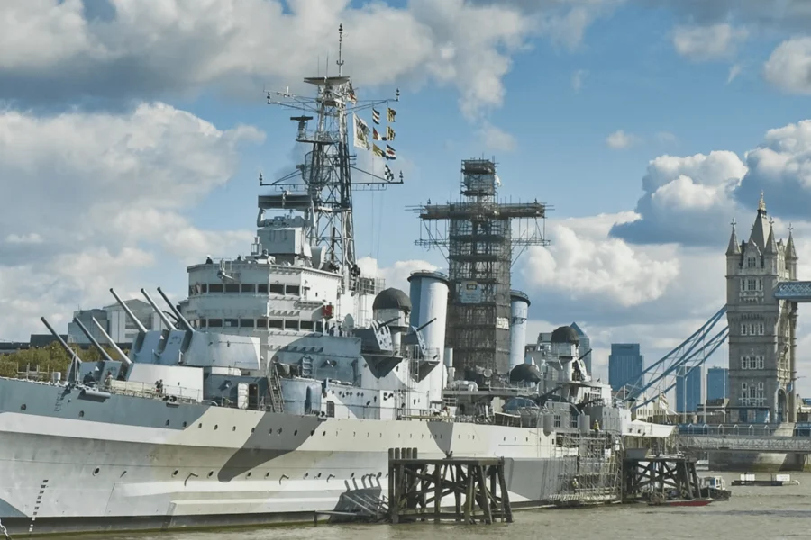 Billets pour le HMS Belfast, at HMS Belfast, London