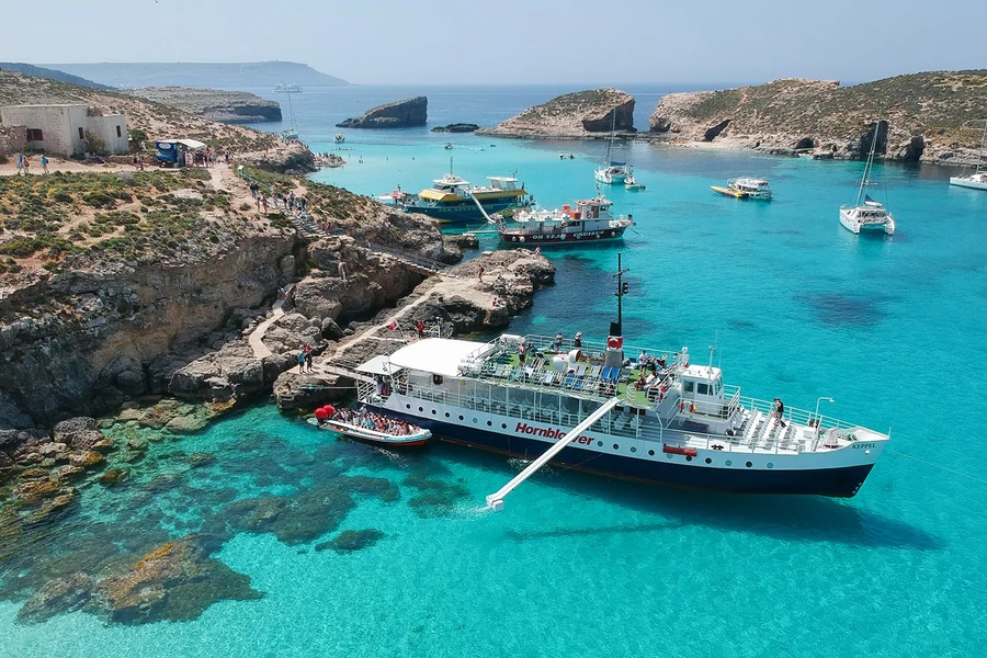 Rejs jednodniowy do Gozo i Comino z Blue Lagoon, at Bugibba Jetty, Malta