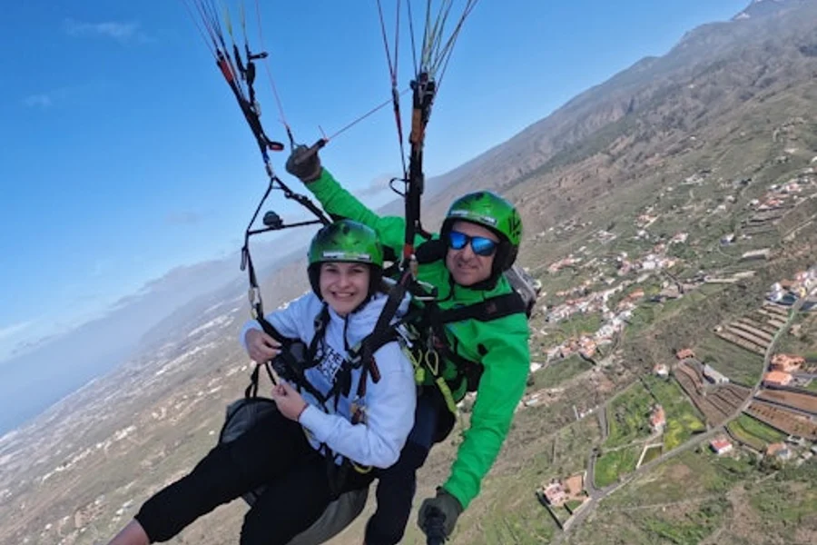 Costa Adeje: Paragliding Flight, Tenerife