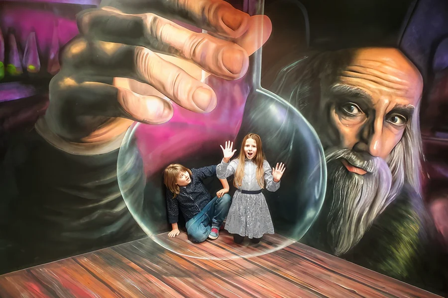 奇妙幻影博物館優先入場票, at Museum of Fantastic Illusions, Prague