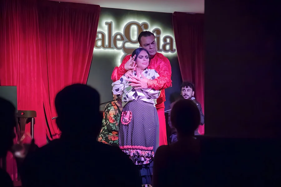 Alegría - Flamenco představení, at Alegría Flamenco y Gastronomia, Malaga