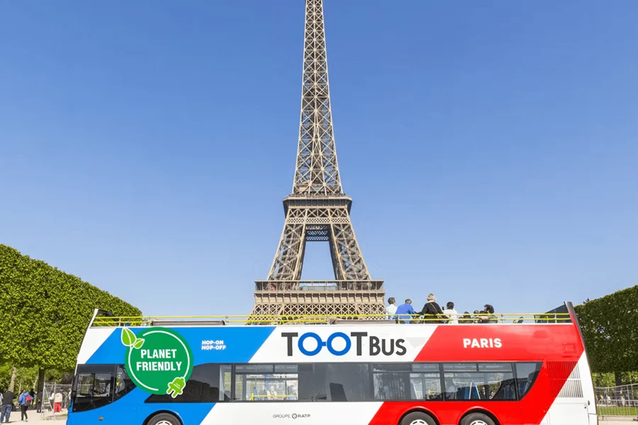 Оглядові автобусні тури Tootbus Hop-On Hop-Off у Парижі, Paris