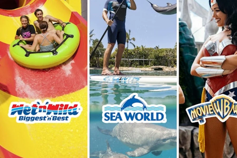 Gold Coast: 4 Parks 5 Days Pass (International Tourists Only), Gold Coast