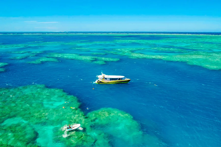 Airlie Beach: Outer Great Barrier Reef & Whitehaven Beach Snorkel Tour, Whitsundays